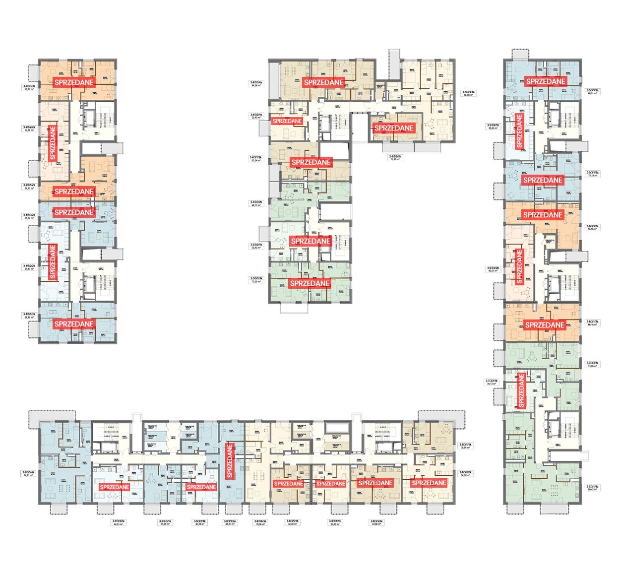Przylesie Marcelin IIB - Piętro 3