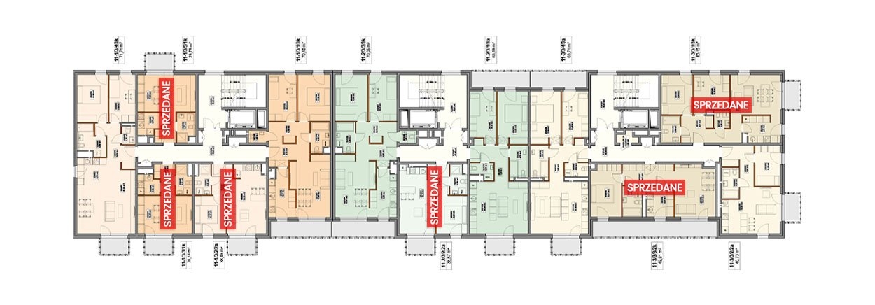 Przylesie Marcelin IIB - Piętro 3