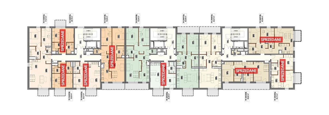 Przylesie Marcelin IIB - Piętro 4